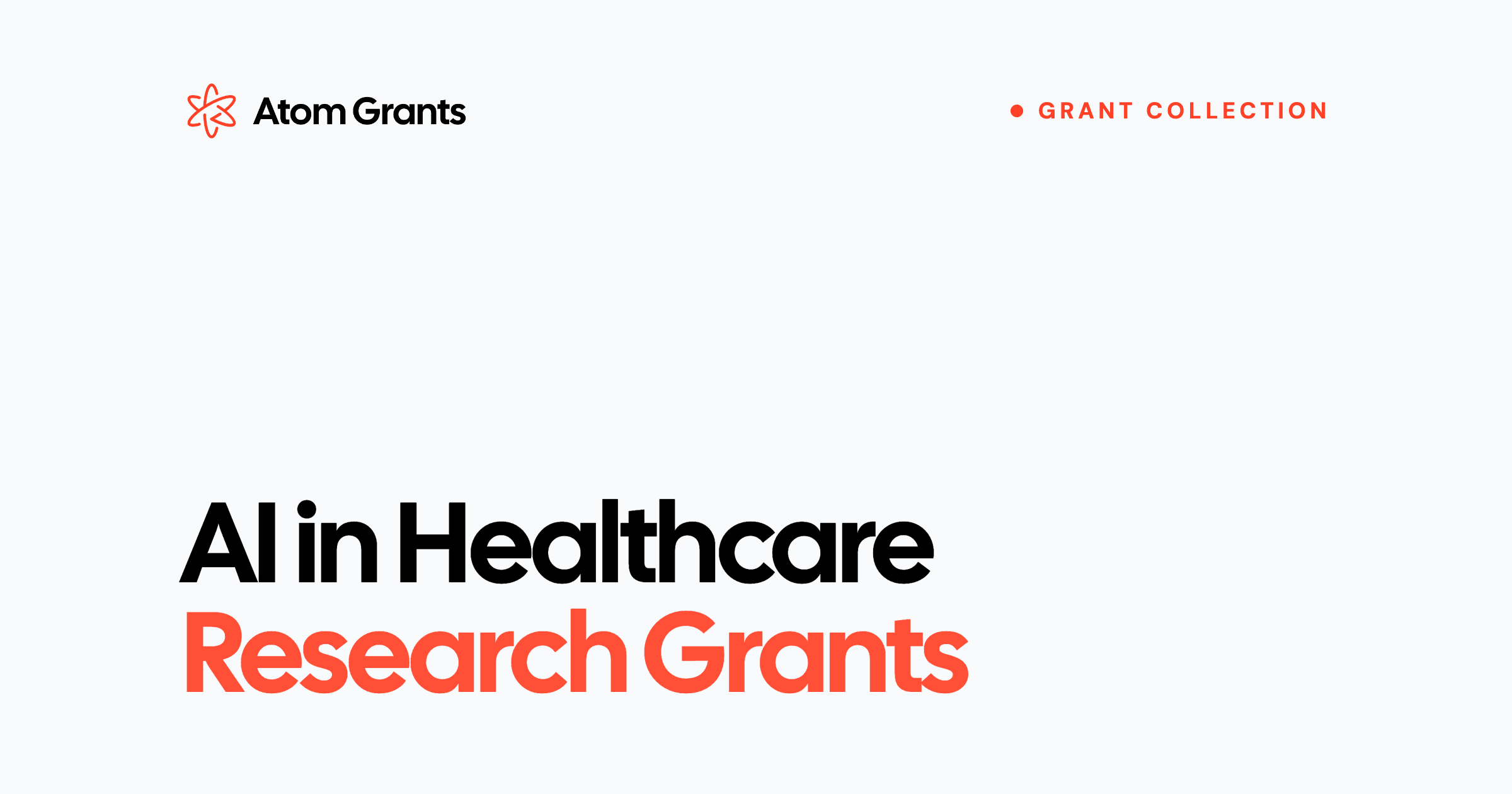 AI in Healthcare Research Grants