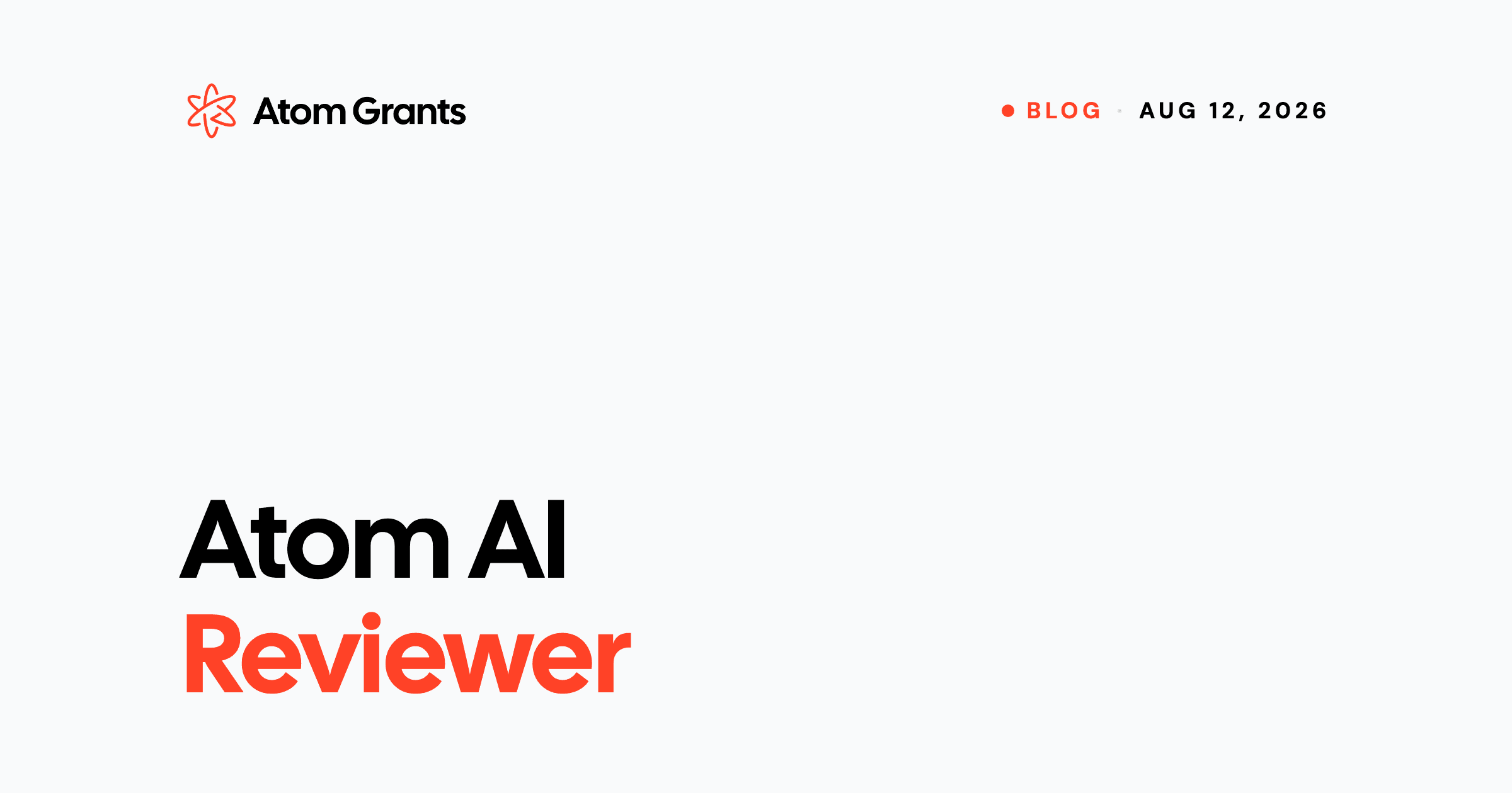 Atom AI Reviewer