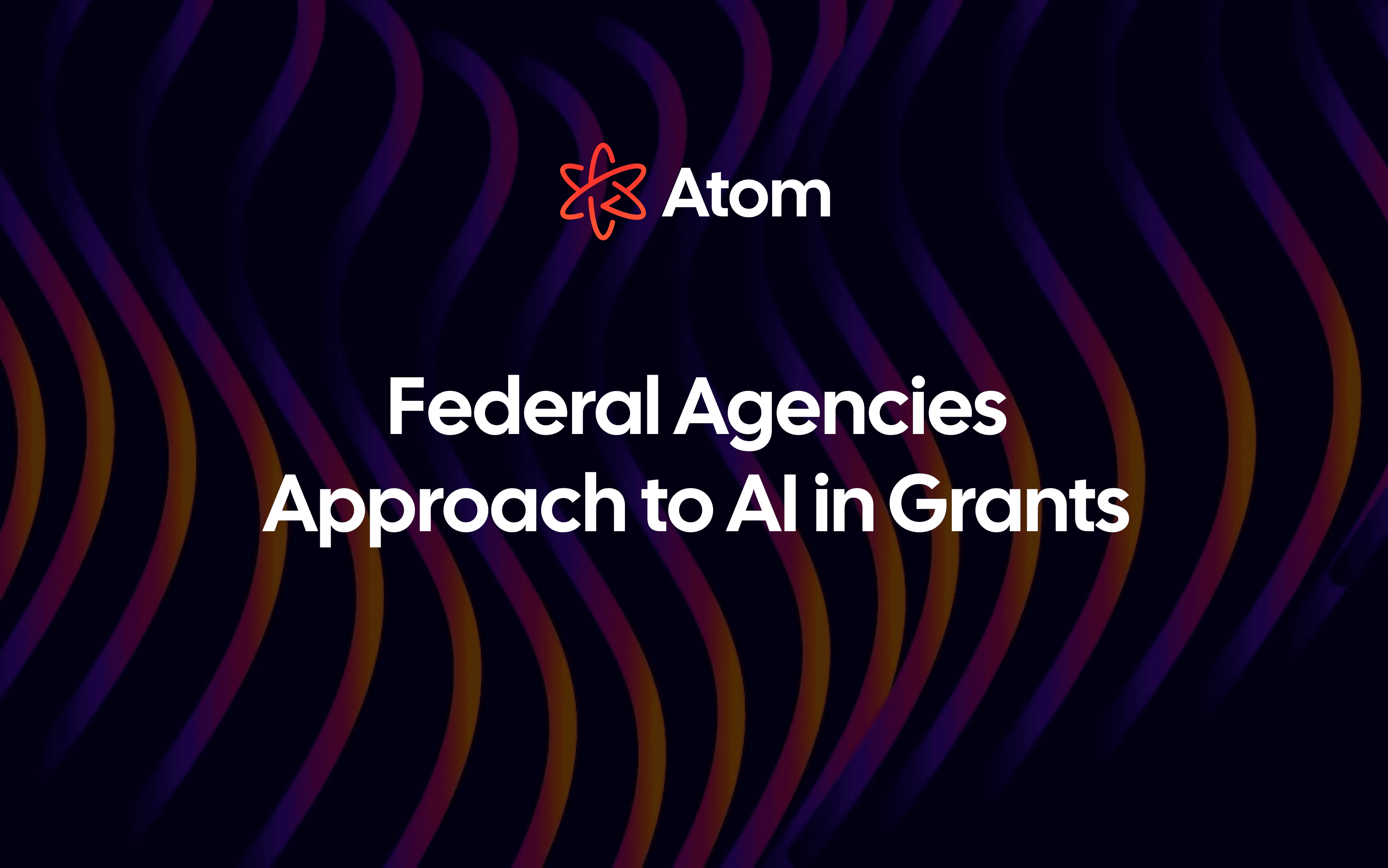 Federal Agencies Approach to AI in Grants