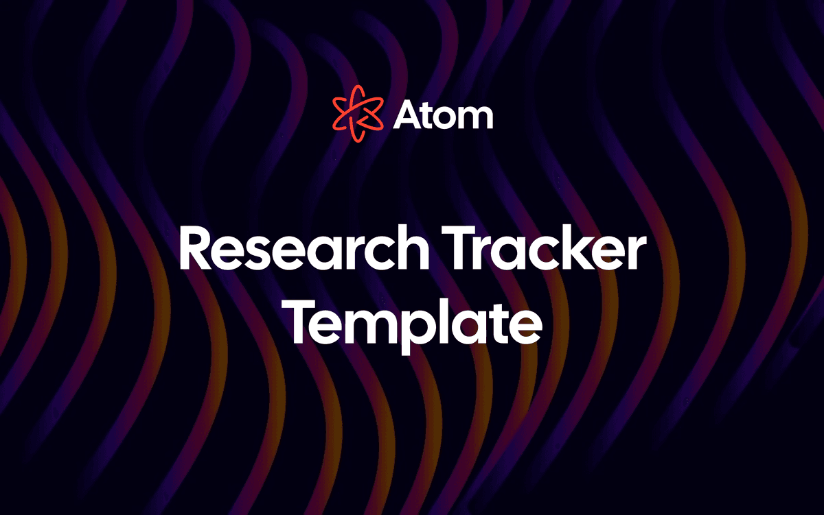 Research Tracker Template