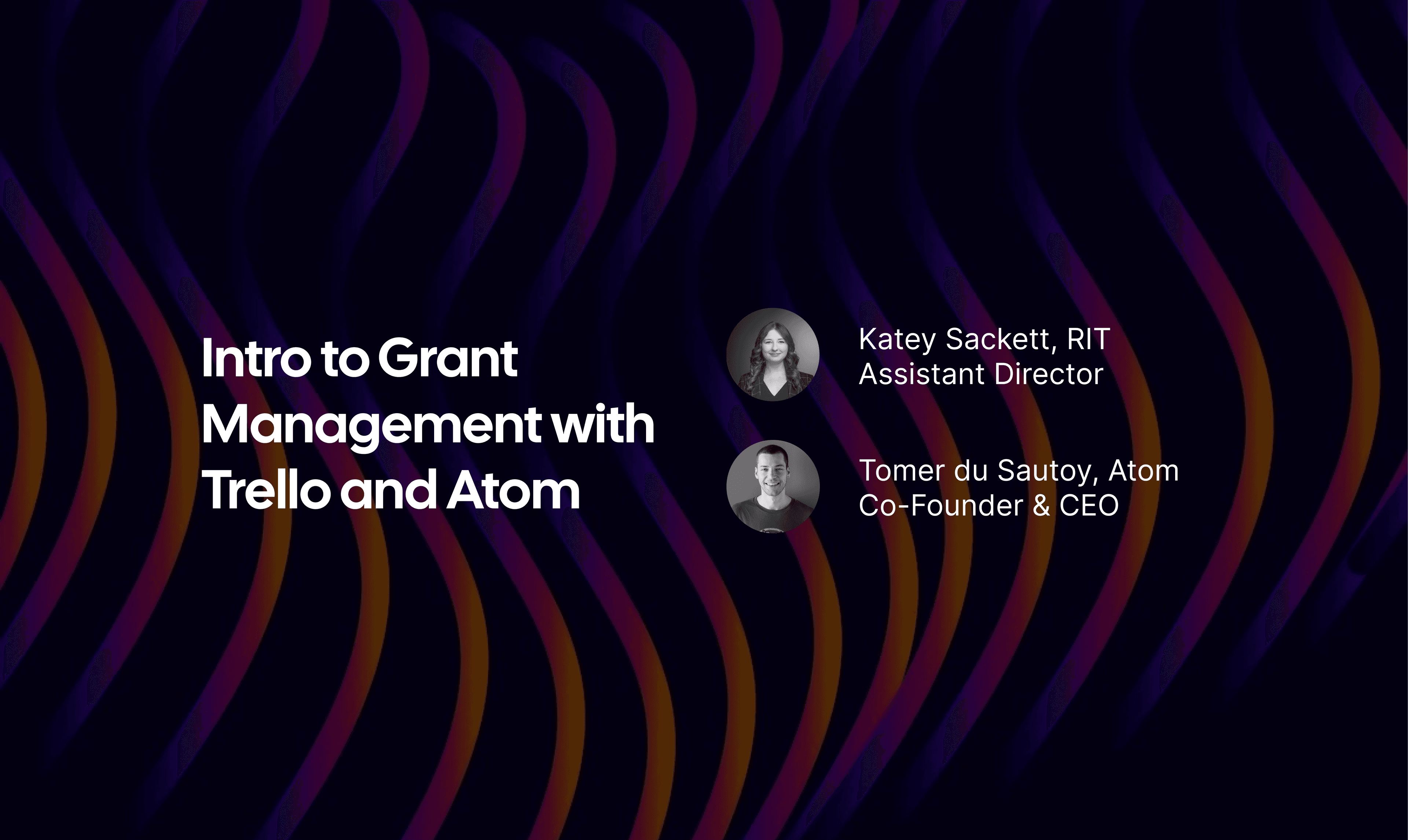 Grant Management with Trello and Atom