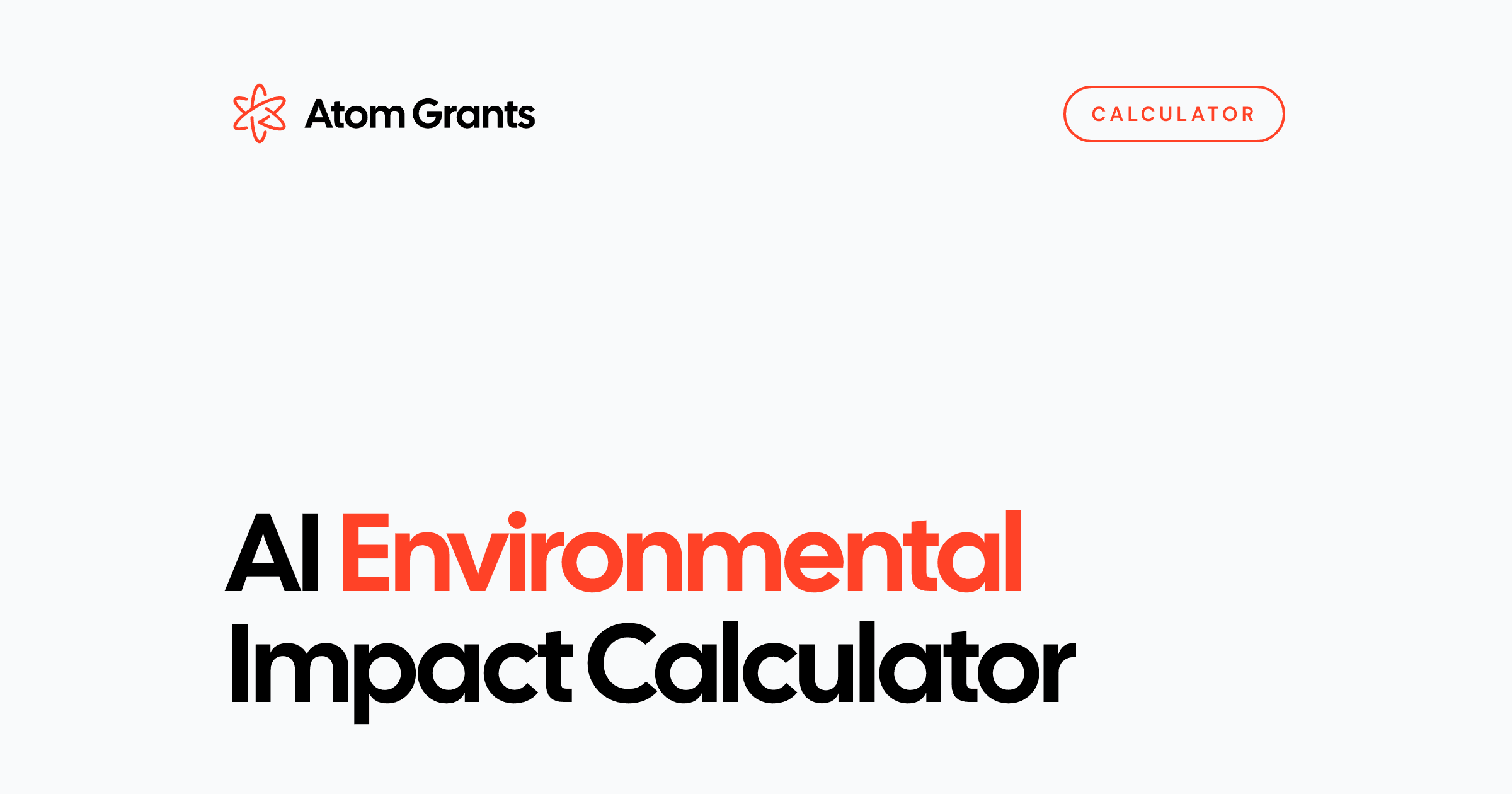 AI Environmental Impact Calculator
