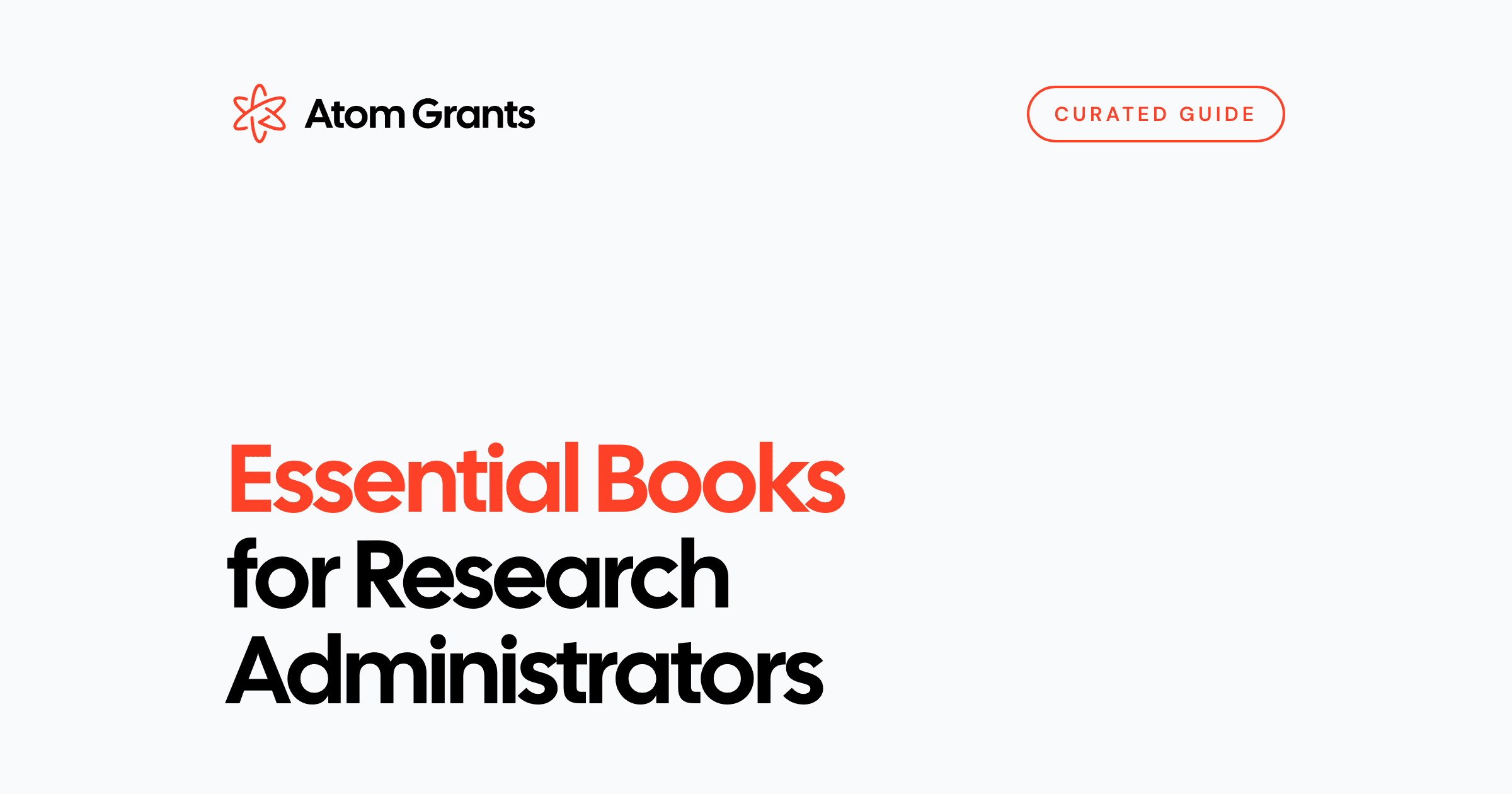 Essential Books for Research Administrators