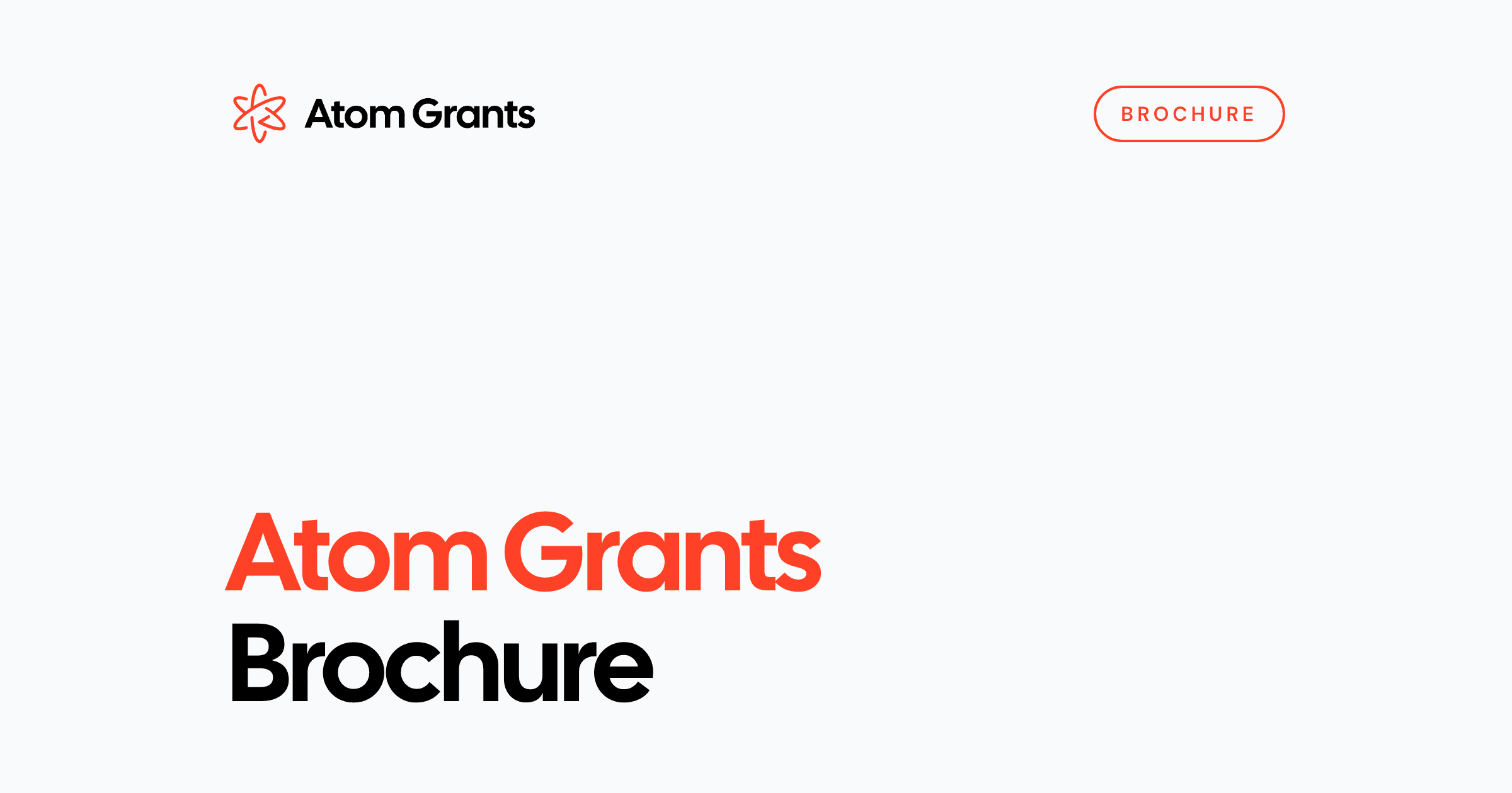 Atom Grants Brochure