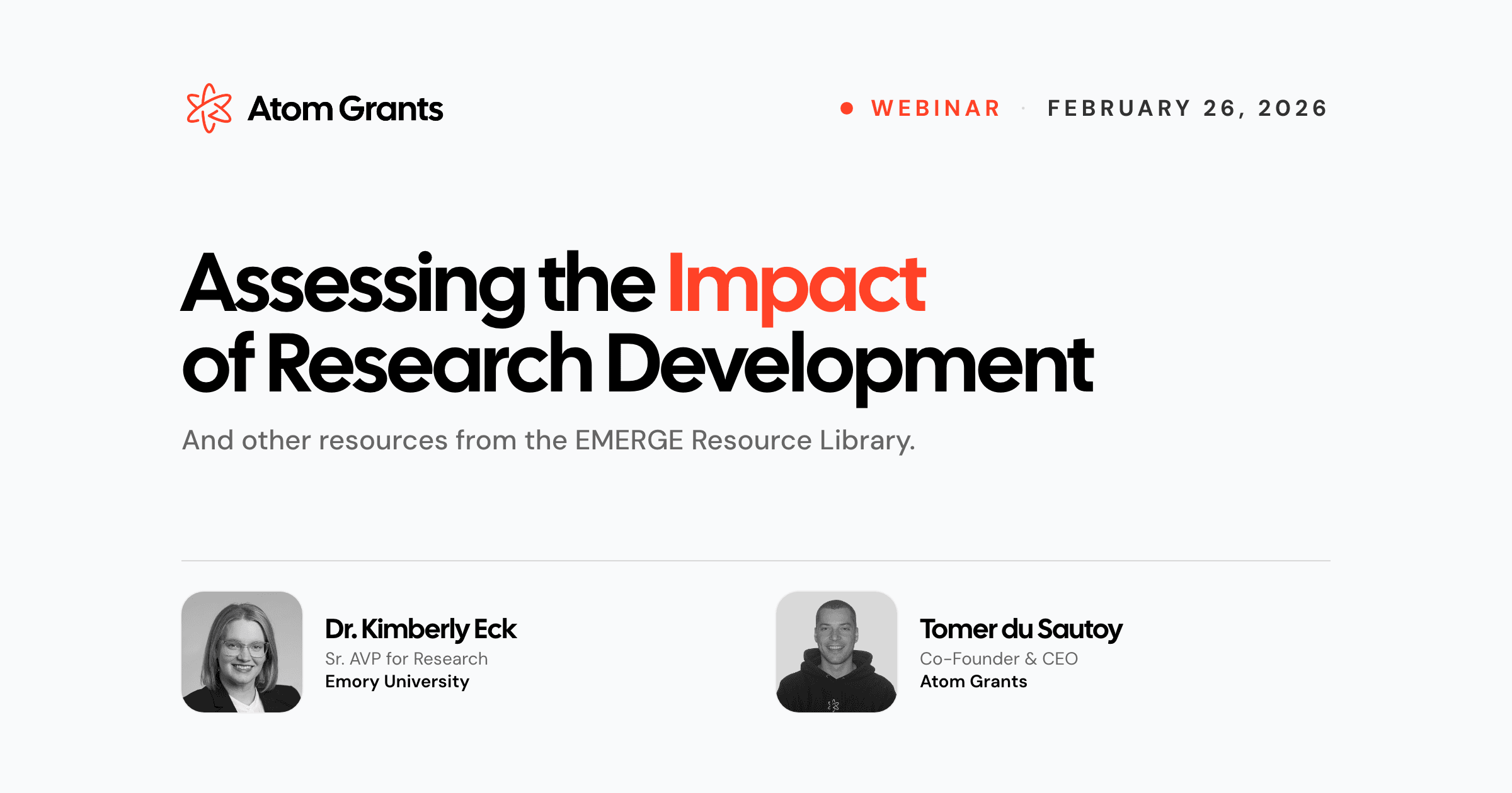 Assessing the Impact of Research Development