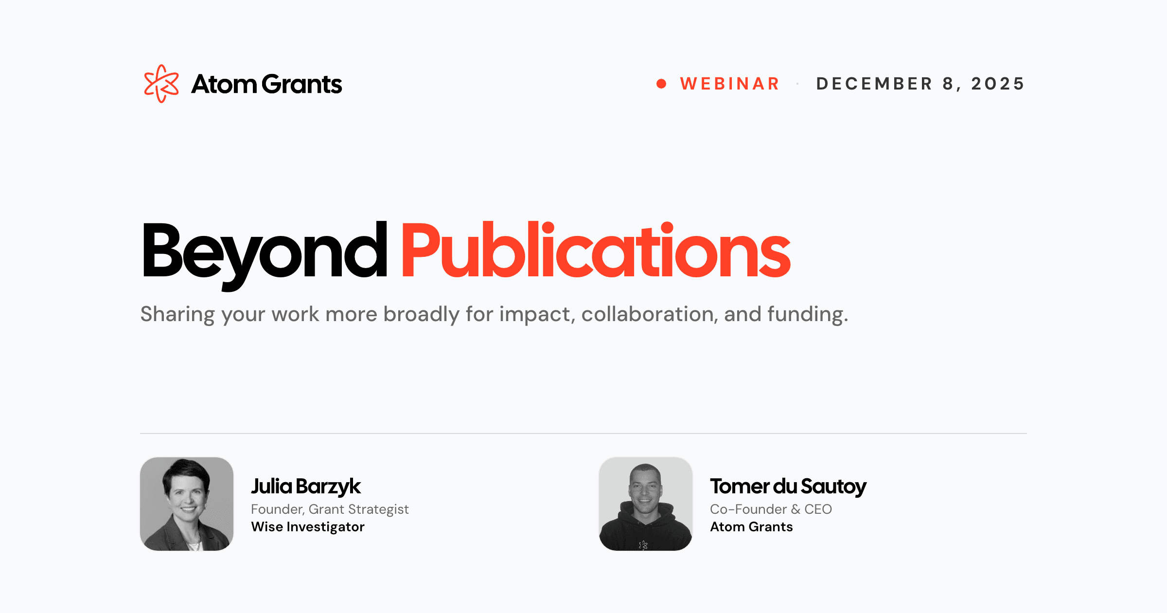 Beyond Publications