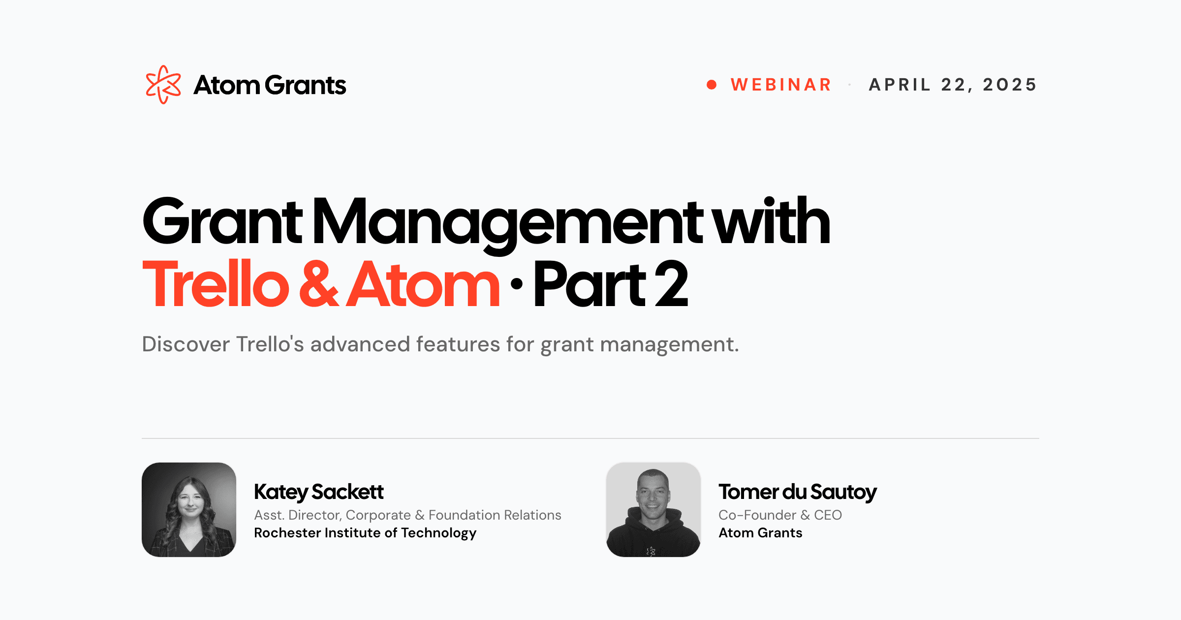 Grant Management with Trello and Atom: Part 2